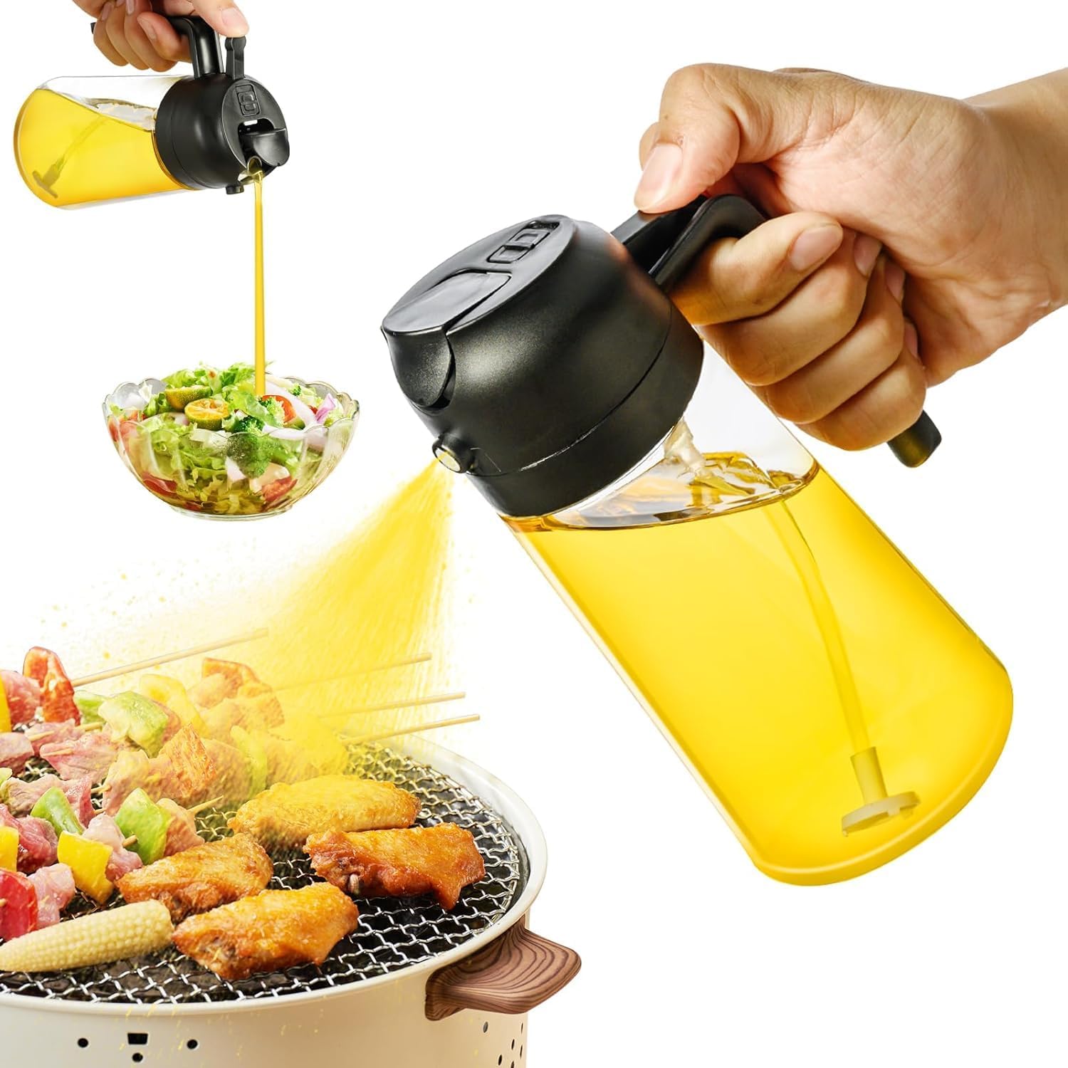500ml 2 in 1 Olive Oil Sprayer